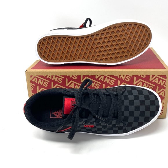 VANS Seldan Checkboard Black Women”s Canvas Sneakers VN0A4U25276 - Picture 2 of 10